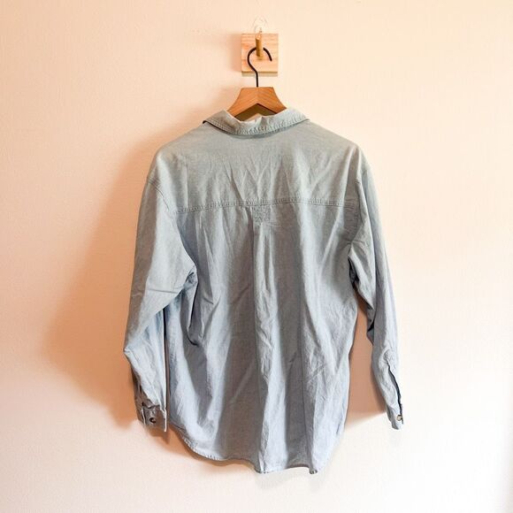 Vintage Princeton Club Chambray Button Down - Picture 7 of 8